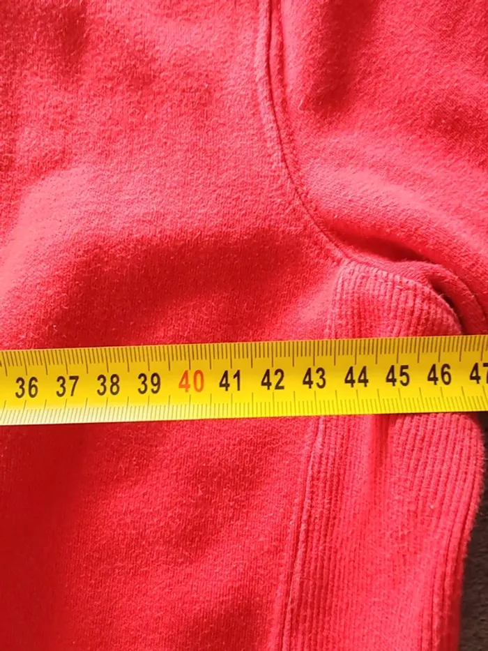 Tommy Jeans Sweat Femme S – Crewneck Rouge Logo - photo numéro 8