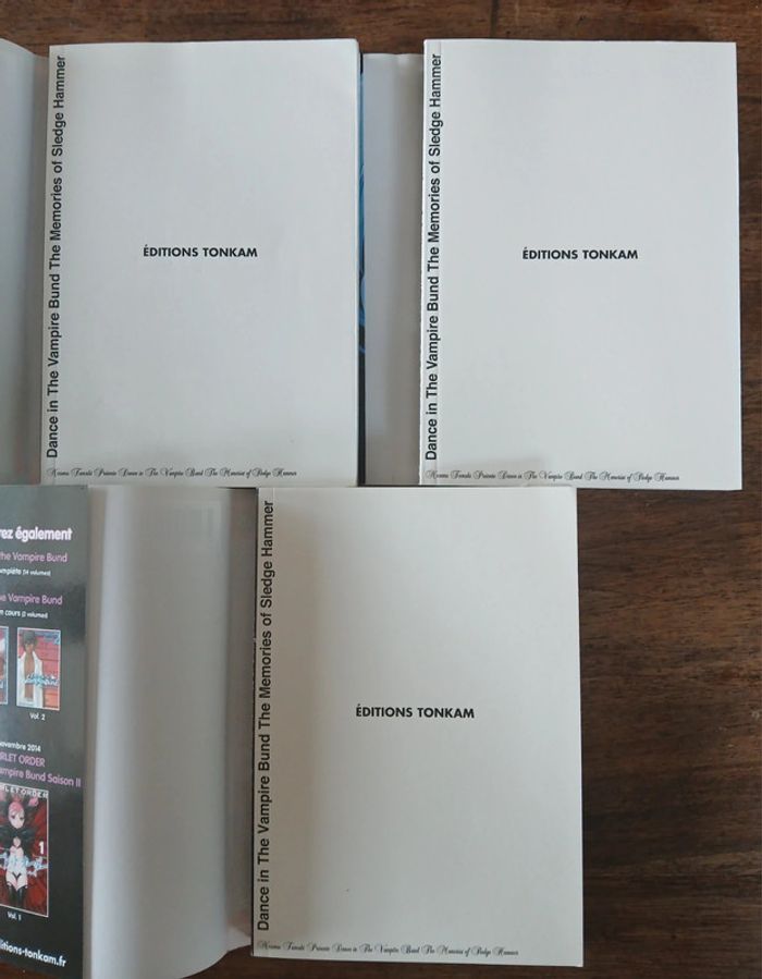 Dance in the Vampire Bund Integral Tomes 1 a 3 Tonkam Français 🇨🇵 Memories of Sledge Hammer - photo numéro 5