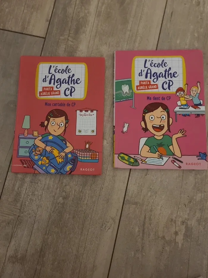 2 livres "l'école d'Agathe"