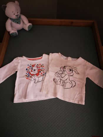 T-shirt manche longue Disney 3 mois