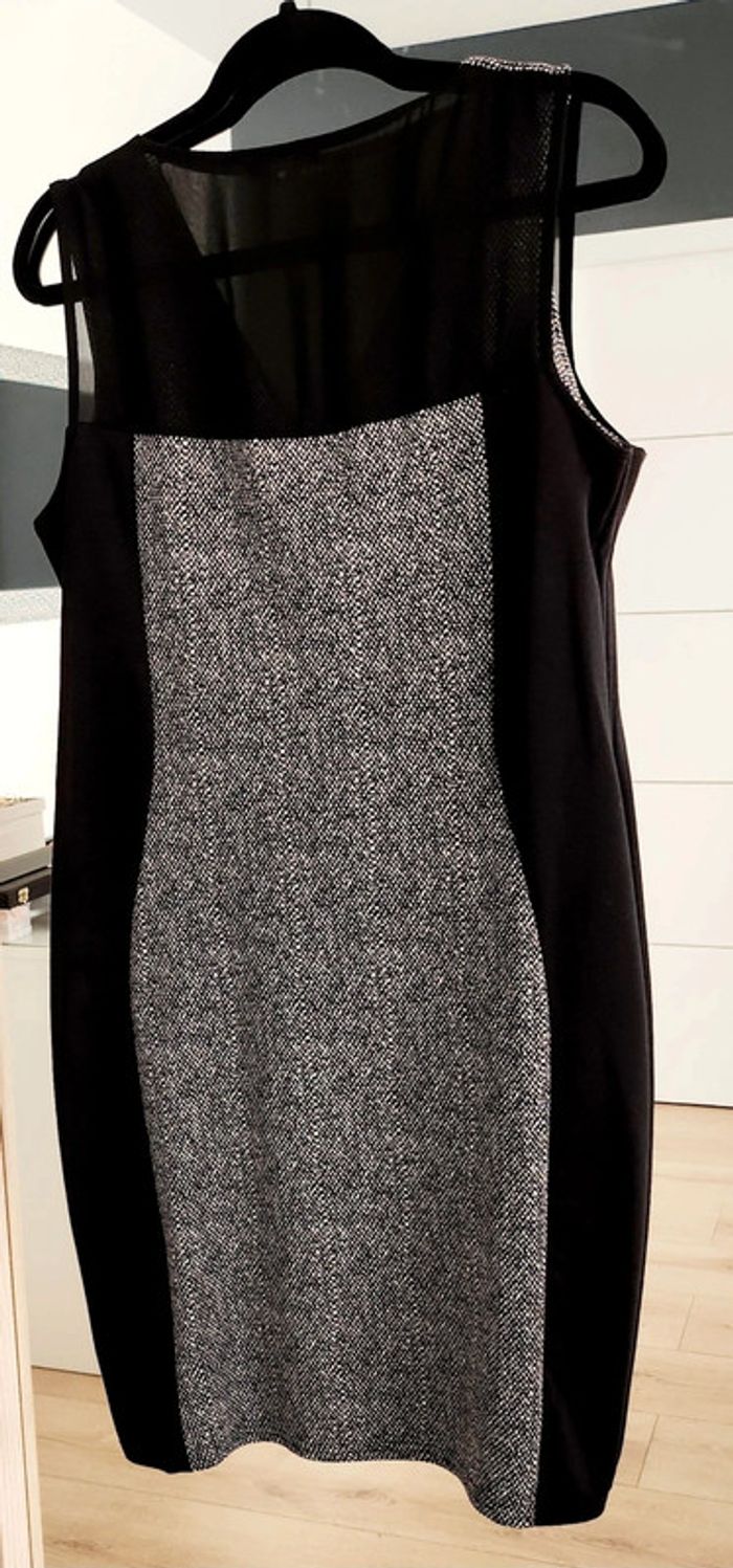 Robe sans manches noire et grise taille 42 Breal - photo numéro 2