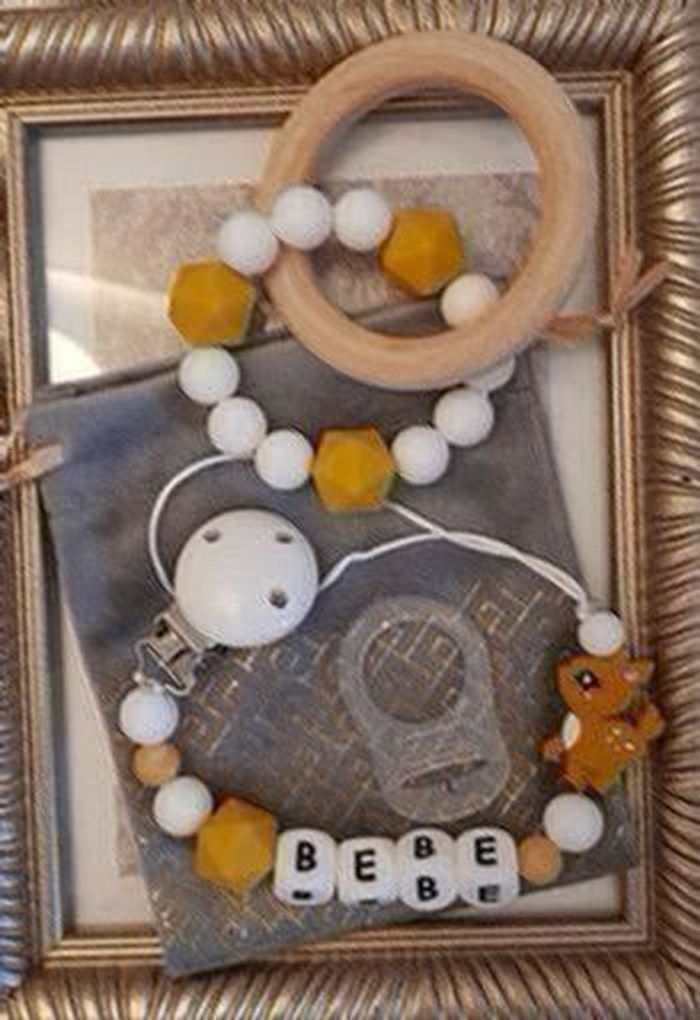 Ensemble Attache tétine et anneau de dentition - photo numéro 4