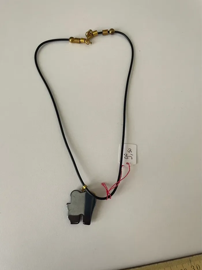 Pendentif Éléphant en hématite - photo numéro 3
