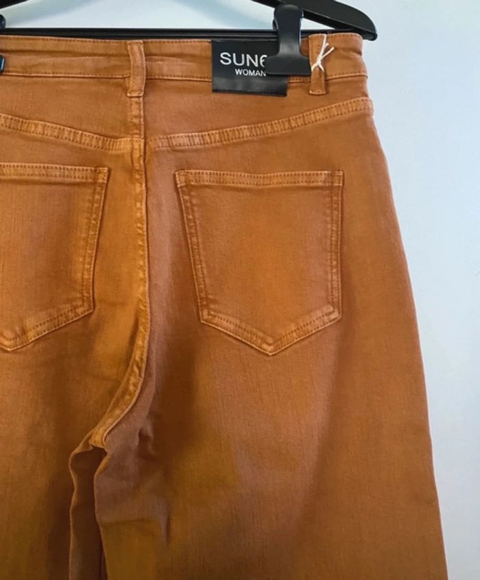 Pantalon Jean Sun68 coupe large coton taille 38 Neuf - photo numéro 8
