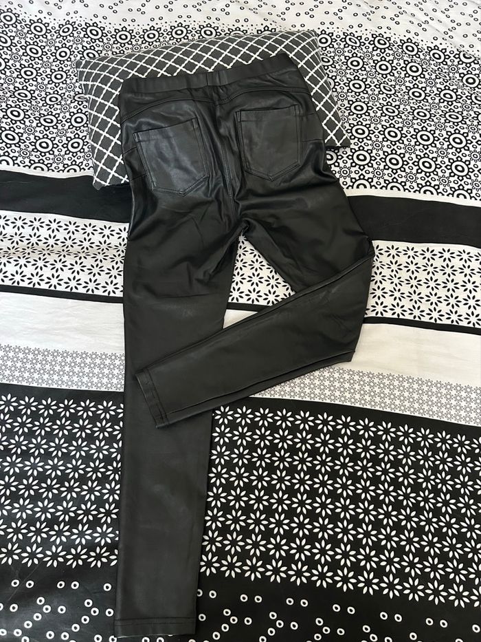 Legging, imitation, cuir, taille 36 - photo numéro 2