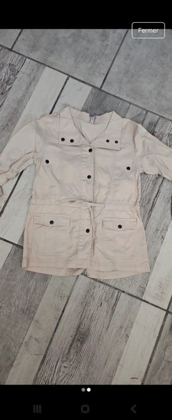 Joli trench fille