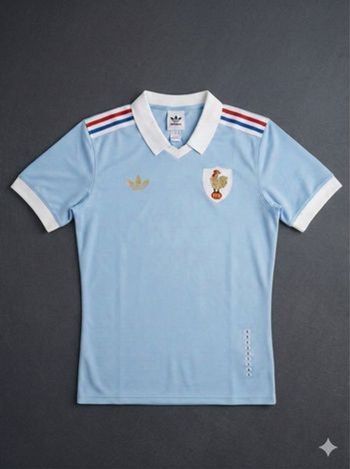 Maillot Adidas Homme France Rugby 120 ans Bleu - Taille XL