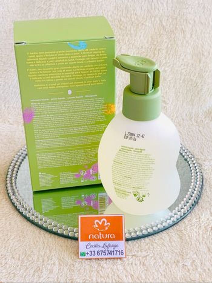 Savon liquide, gel pour bébé Natura Mamãe e Bebê - photo numéro 2