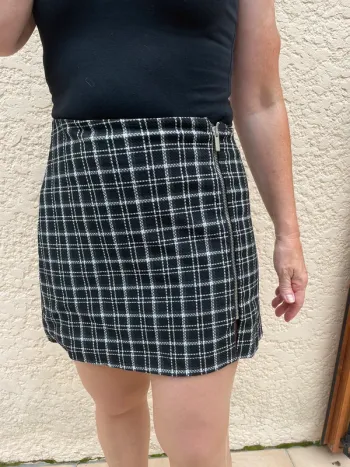 Jupe courte écolière zara