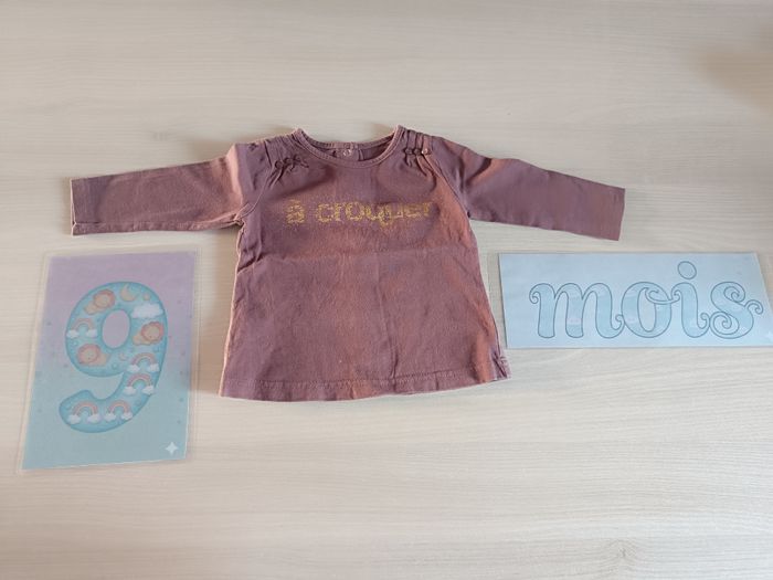 t-shirt manche longue 9 mois