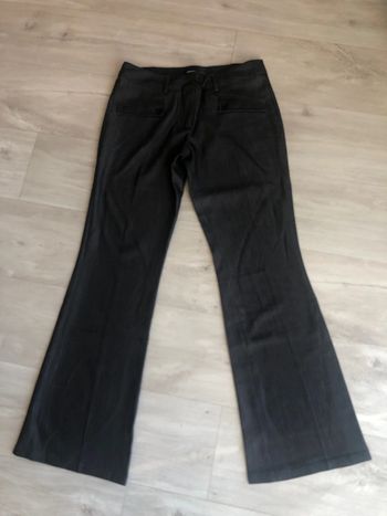Pantalon tailleur flare jennyfer y2k taille 40 gris rayures tennis
