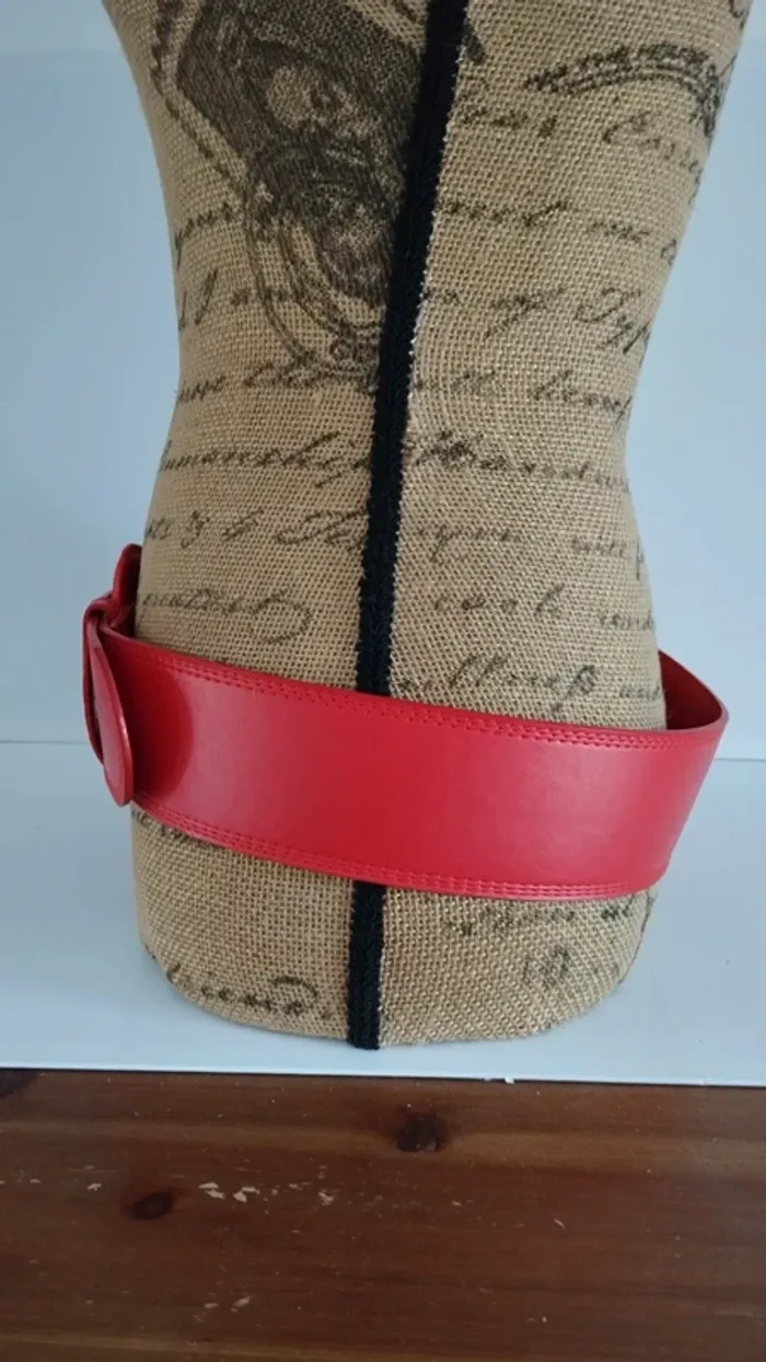 Ceinture rouge 90 cm femme - photo numéro 3