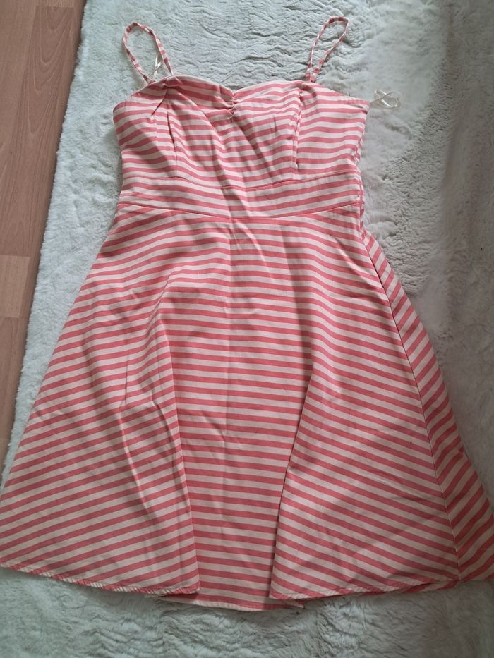 Très belle robe pin-up vintage rayée Vila - photo numéro 2