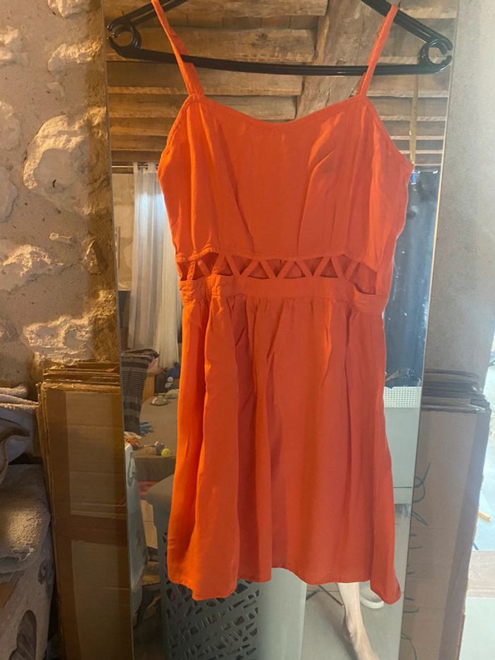 Robe orange corail - photo numéro 2