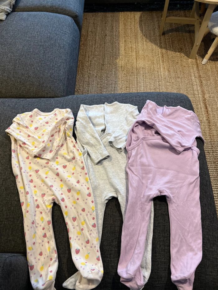 Lot 3 pyjamas légers bébé In extenso 18mois 84-89cm - photo numéro 4