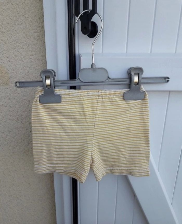 Lot de 2 shorts bébé filles taille 3 mois - photo numéro 3