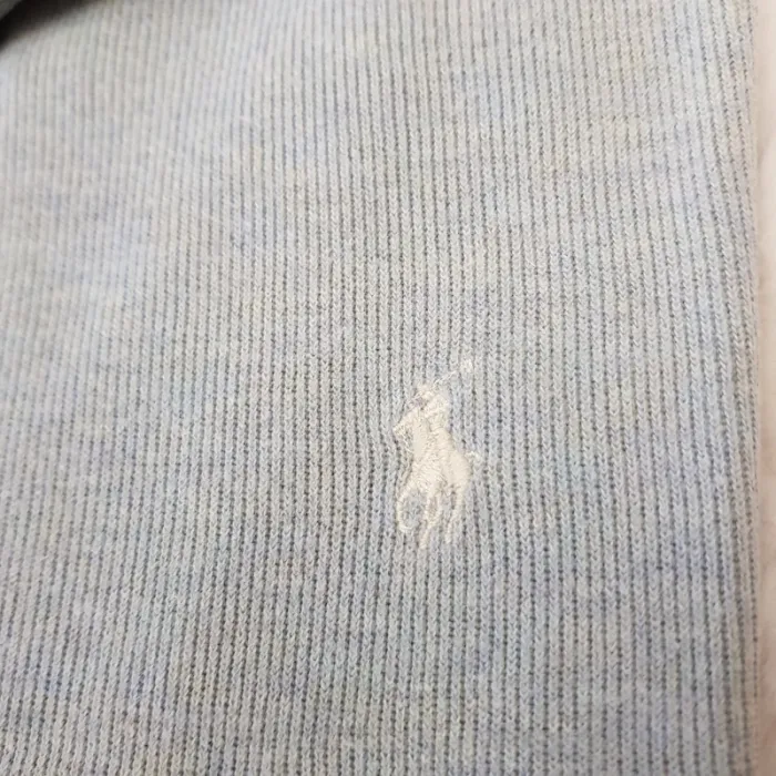 Pull Camionneur half demi zip Ralph Lauren L Gris - photo numéro 5