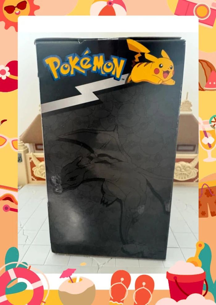 Figurine dracaufeu charizard avec son support - photo numéro 6