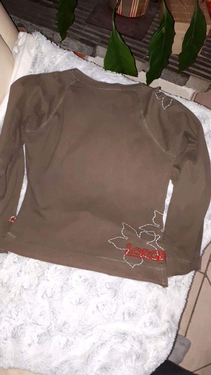 t shirt manche longue couleur plutot kaki - photo numéro 4