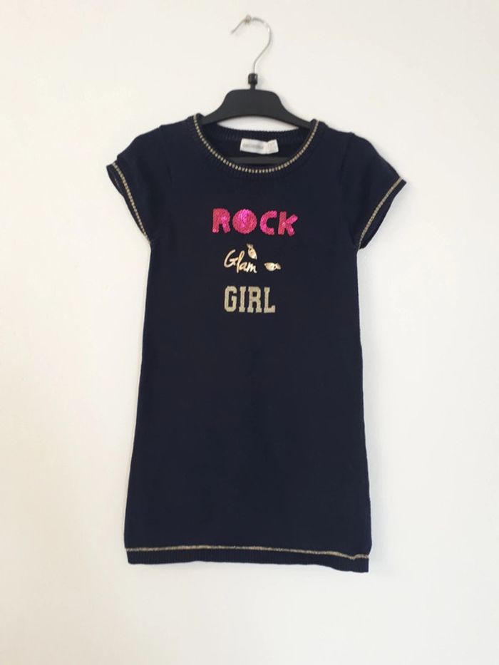 Robe hiver MC 6 ans a sequins et pailettes