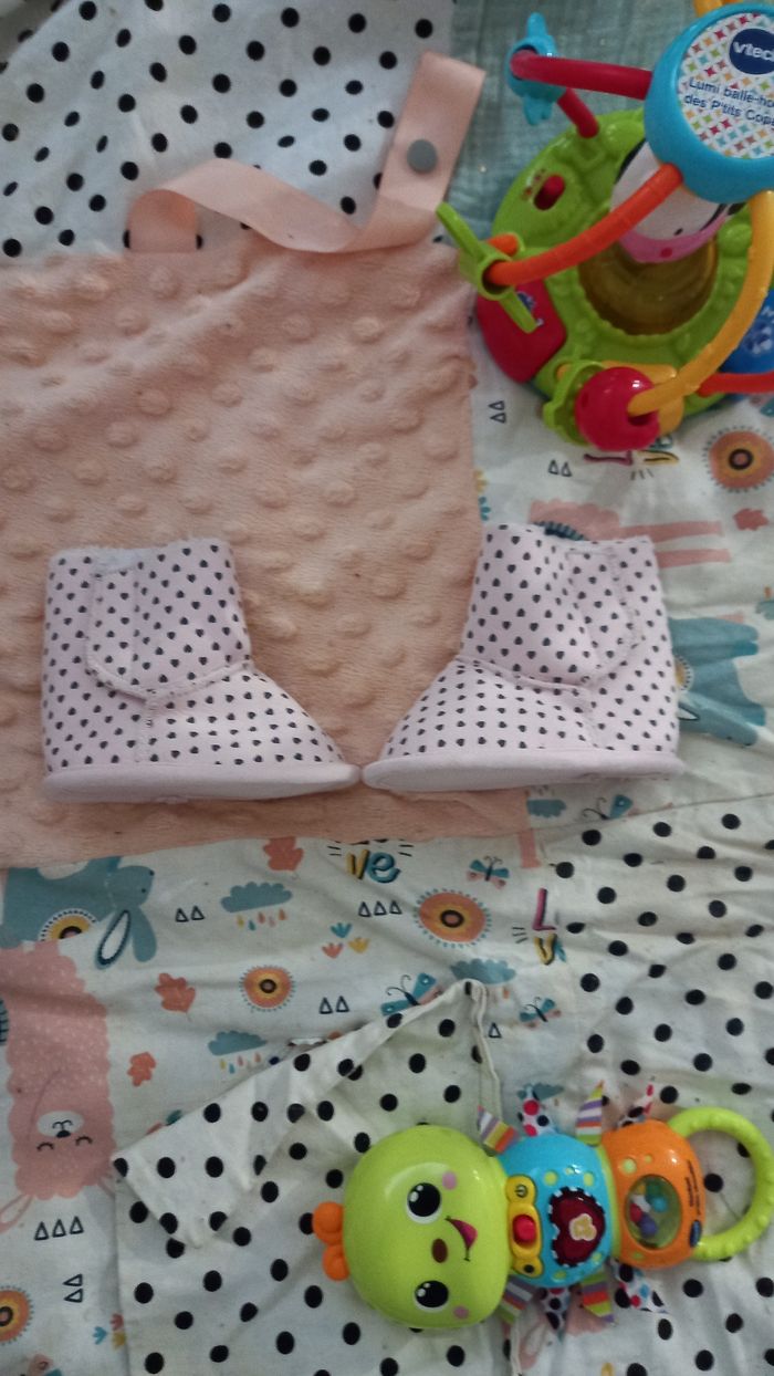 Bottines bébé 3/6 mois Tissaia