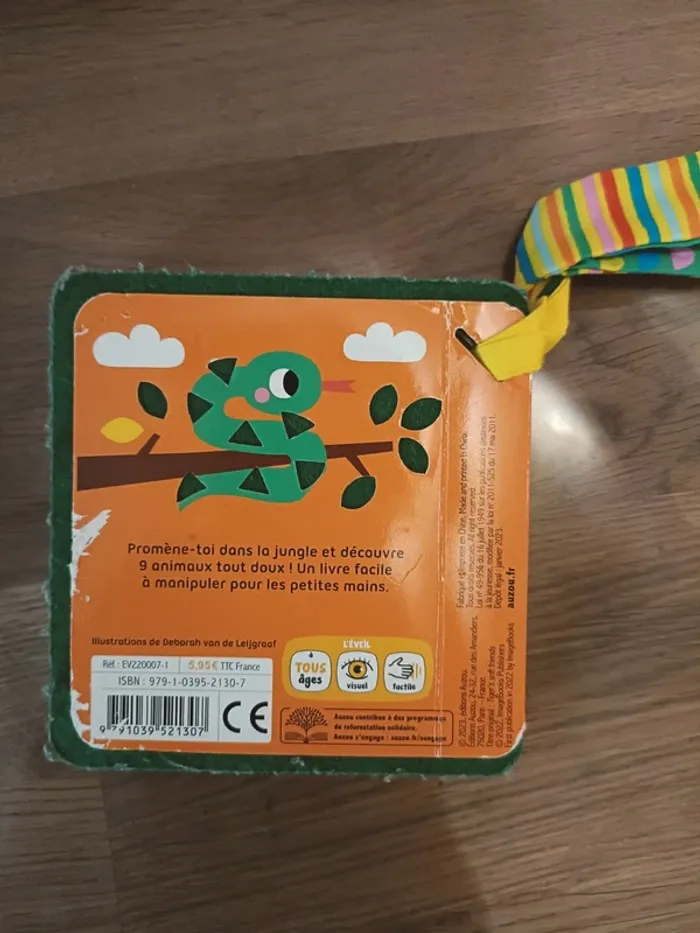 Livre Amis de la jungle Auzou - photo numéro 2