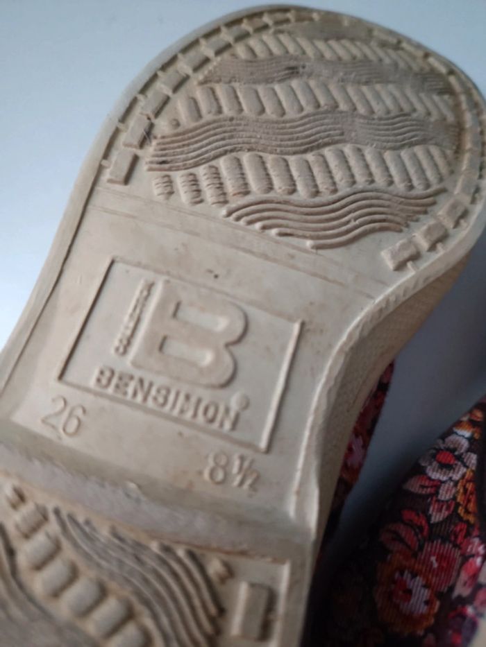 Baskets toiles fleuries Bensimon 26 - photo numéro 6