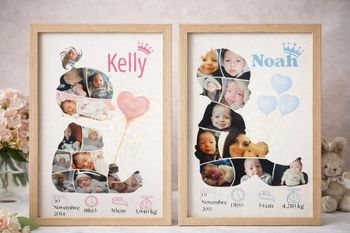 Cadre bébé personnalisé