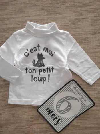 Haut manches longues 6 mois / 68 cm