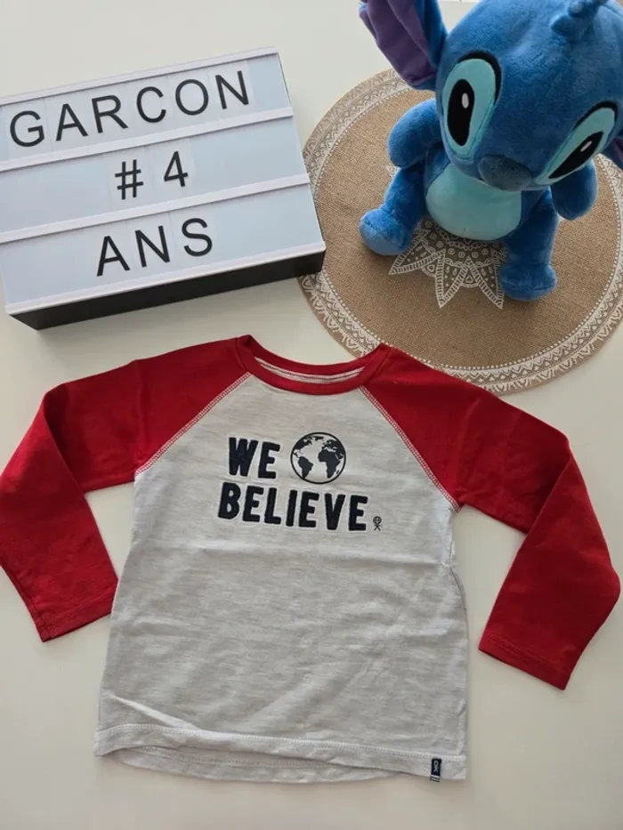 Tee-shirt okaidi 4ans