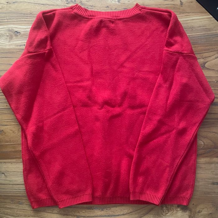 Pull rouge épais - photo numéro 4