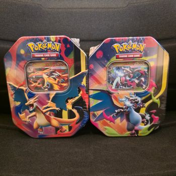 Pokémon Lot de 2 Pokébox Méga Dracaufeu X et Y (2ME2/1ME1/1EV3)