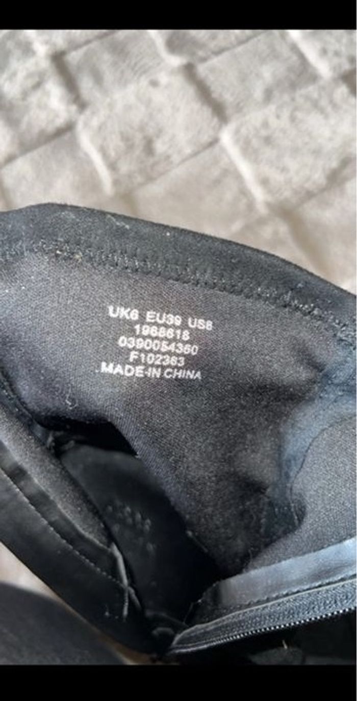 Bottine à talon velours ASOS - photo numéro 3