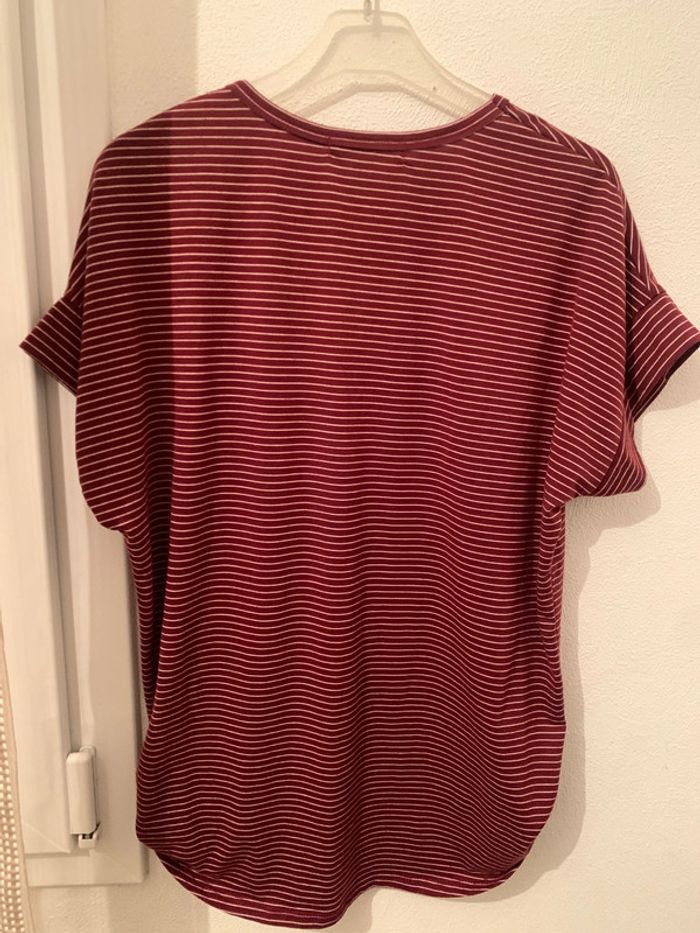 t shirt avec rayures - photo numéro 7