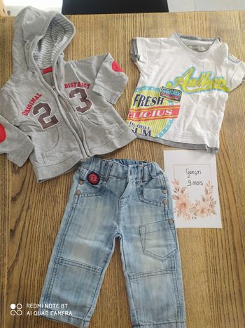 Ensemble 3 pièces 9 mois