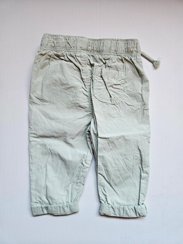 Pantalon fin vert d'eau 9 mois - photo numéro 3