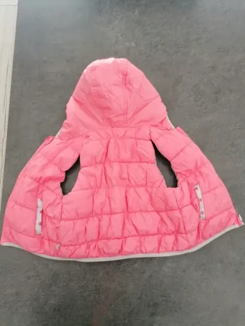 Veste sans manches fille mi saison