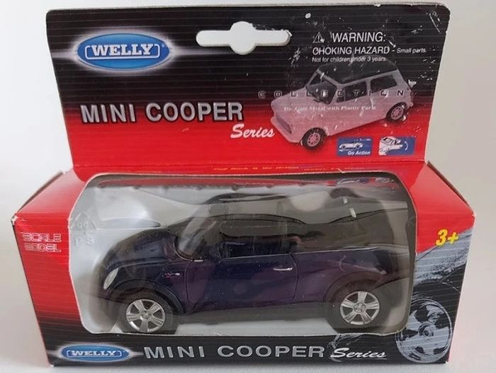 Mini Cooper cabriolet New hatch - mauve