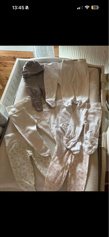 Lot de pantalon bébé 1 mois 