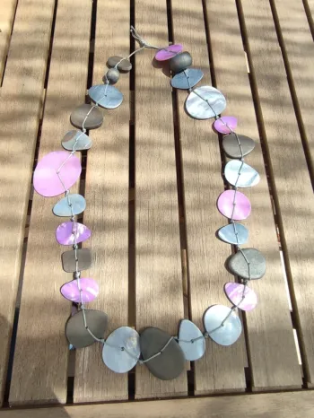 Collier long fantaisie