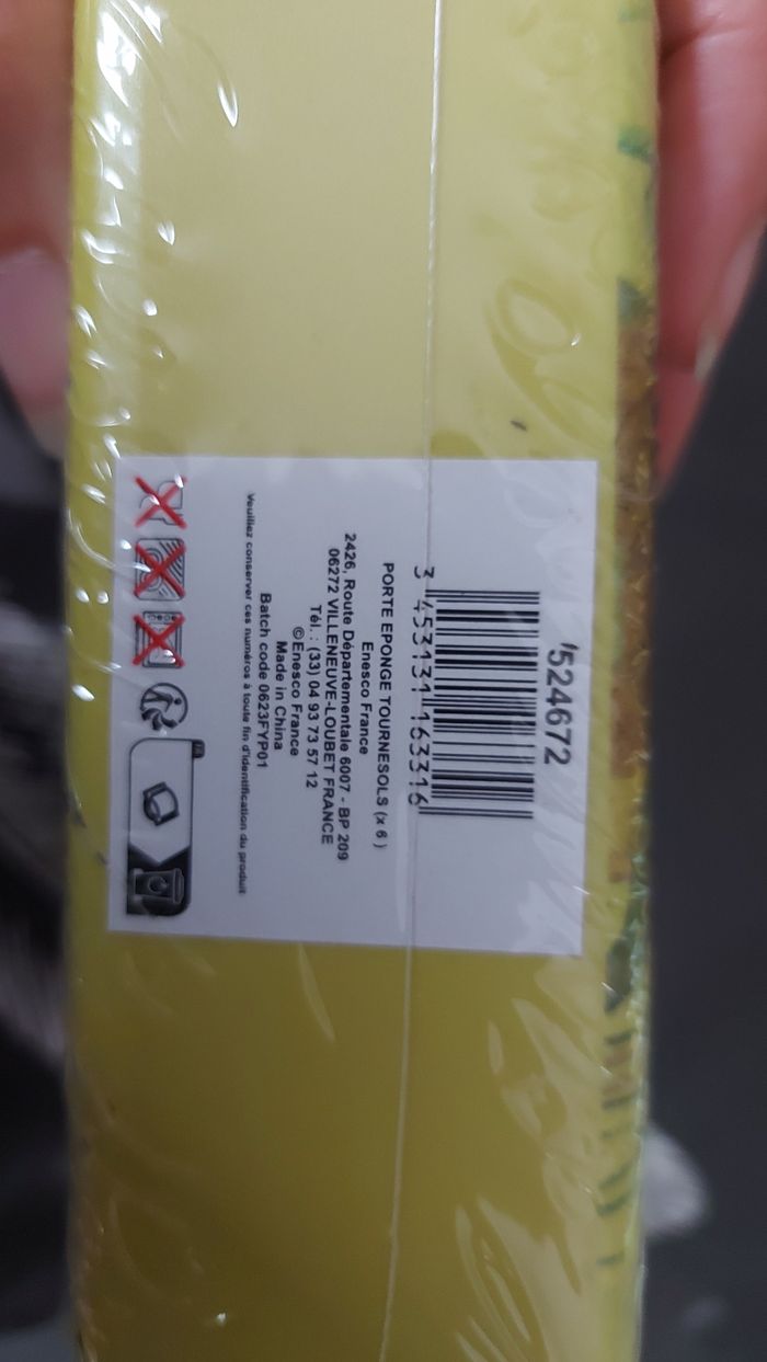 Éponge et support - photo numéro 4