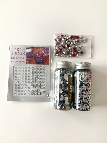 Décorations argentées