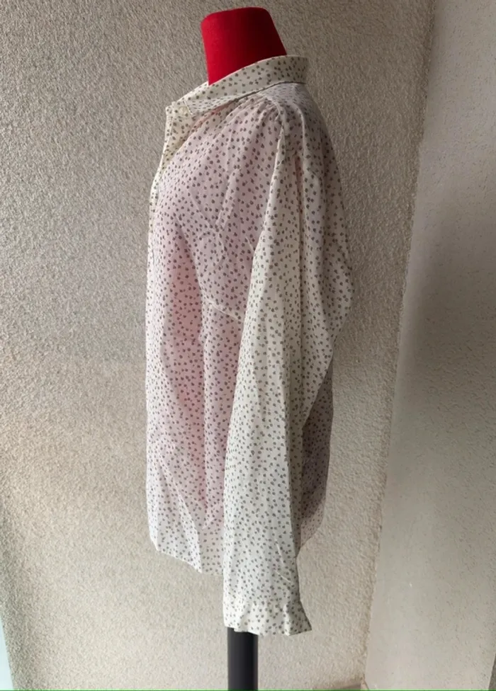 Camisa/Chemise Vintage beig Talla XL