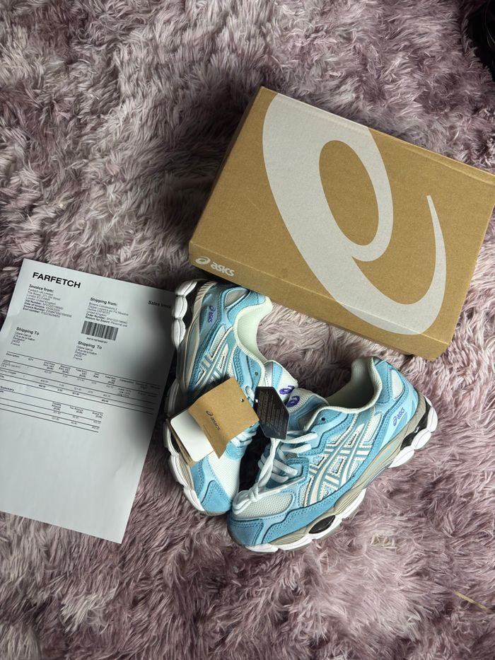 Asics gel NYC blue cream bleu neuve taille 39 - photo numéro 3