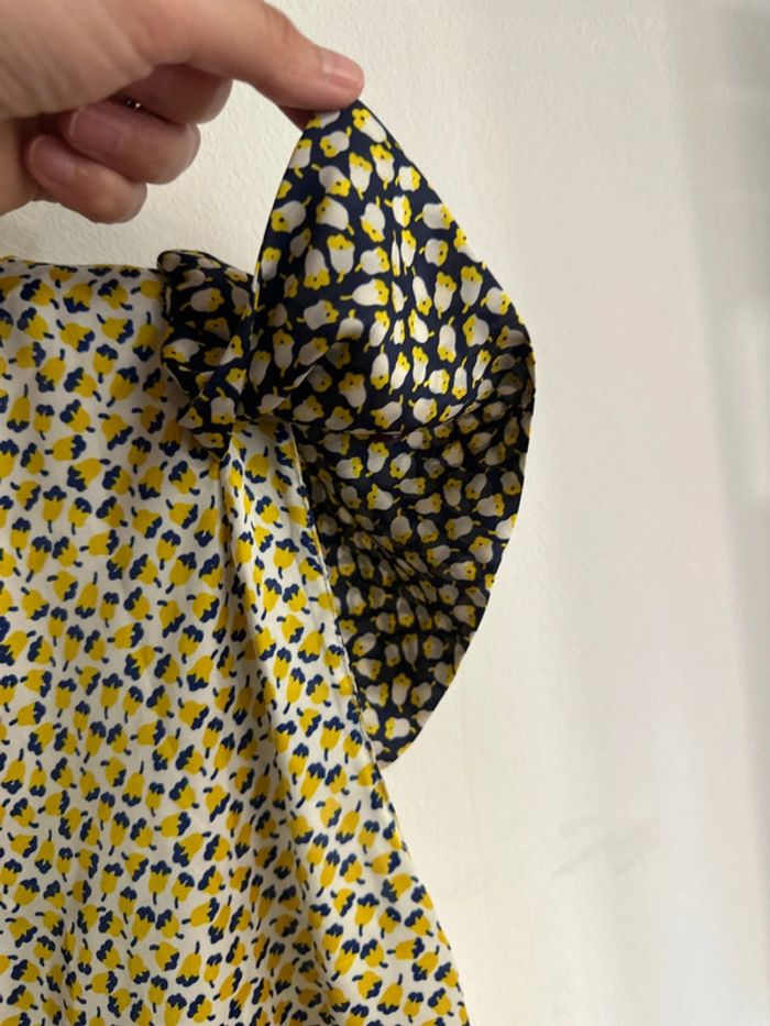 Blouse manches courtes avec effet sur les manches Zara XS - photo numéro 6