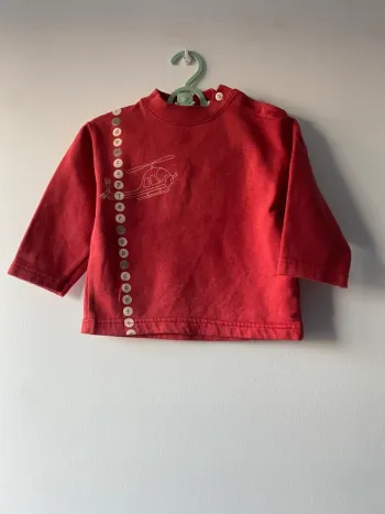 Sweat rouge Du pareil au même 18 mois