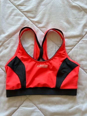 Haut de maillot de bain / tankini débardeur aqua speed rose gris taille S/36