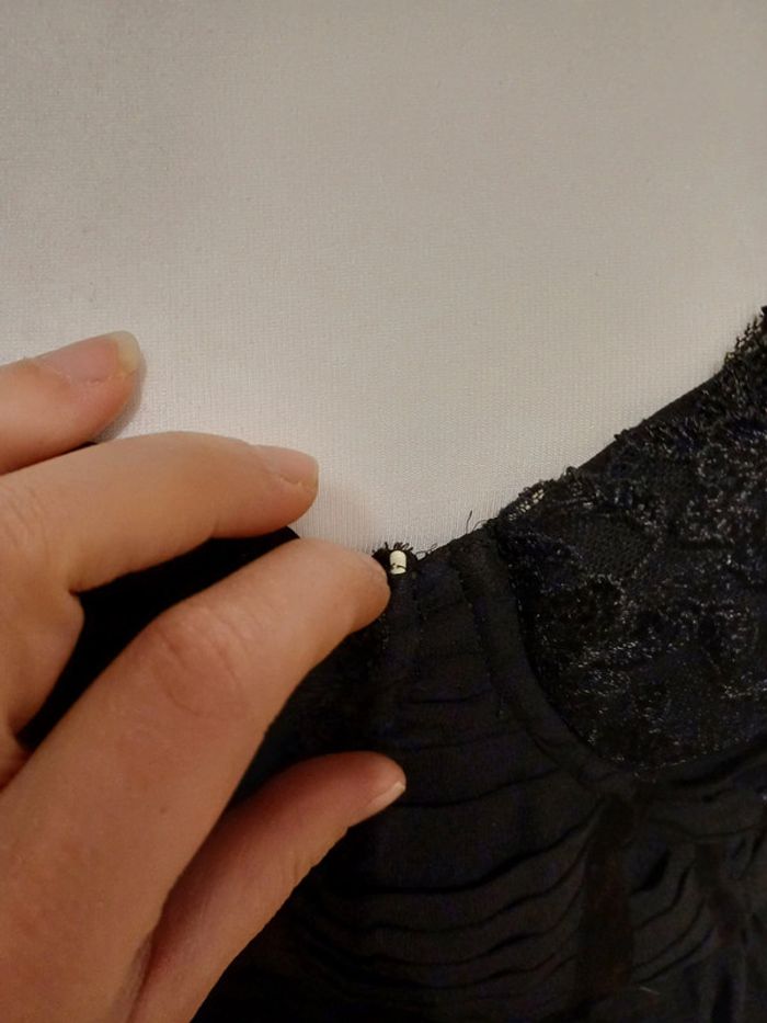 Robe noire cœur sexy H&M taille S 36 - photo numéro 7