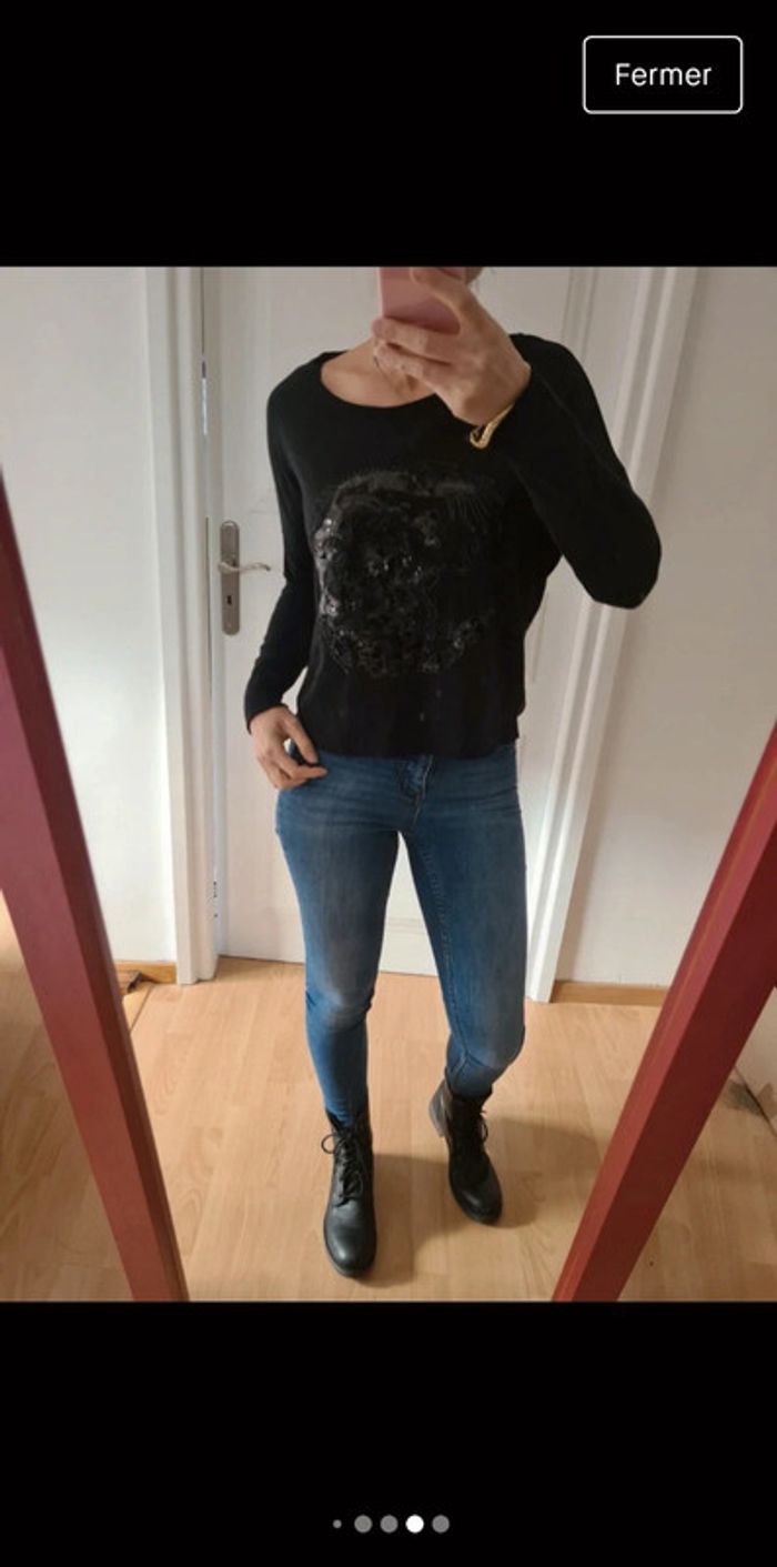 Pull promod noir - photo numéro 3