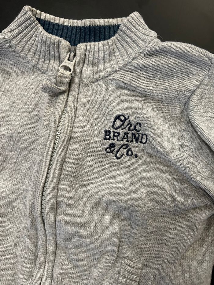 Gilet gris Orchestra 12 mois - photo numéro 2